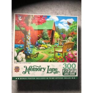 Masterpieces BRIDGE OF HOPE Puzzle 300 EZ Grip Alan Giana Memory Lane EXCELLENT
